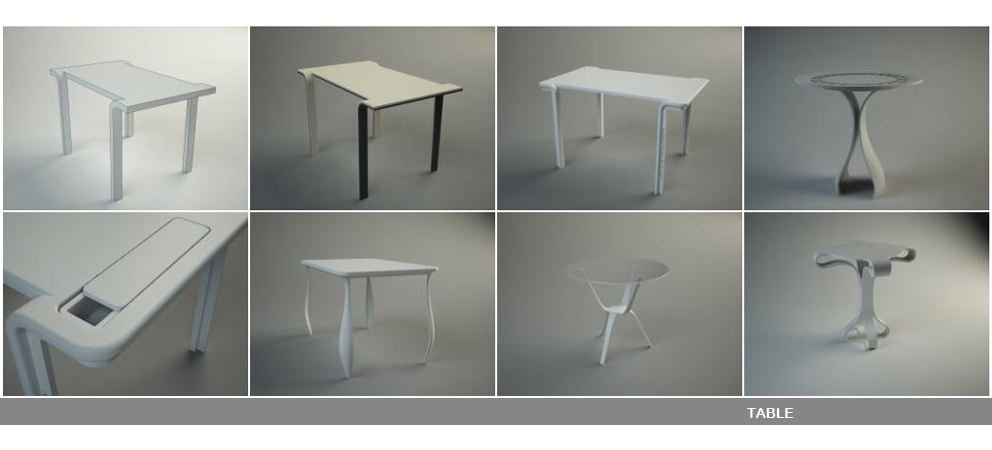 대명 ATM, Developpe Table design, 인조대리석 테이블 디자인
